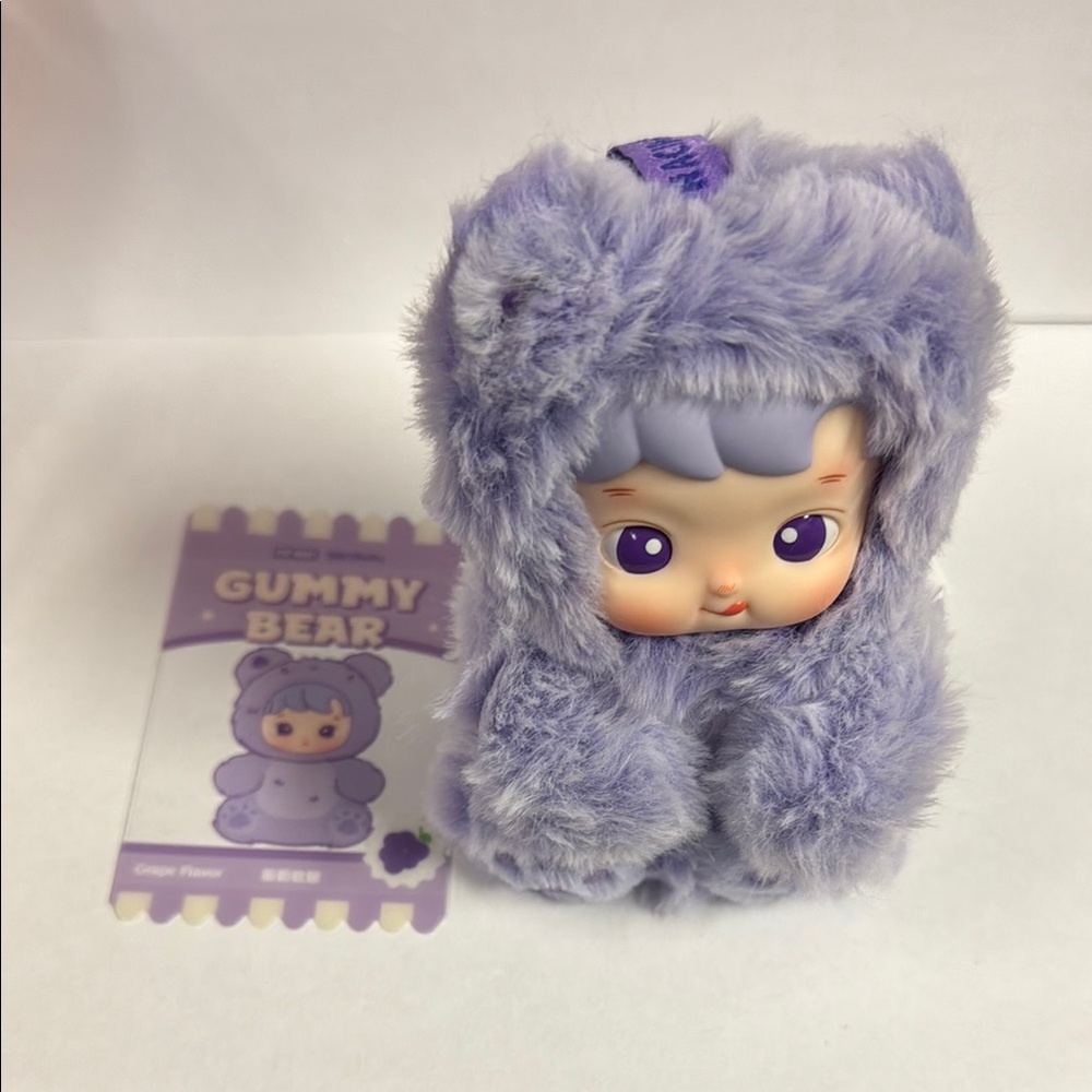 NWOT HACIPUPU Gummy Bear Series-Vinyl Plush Pendant - Grape Flavor (Authentic) - Picture 2 of 11